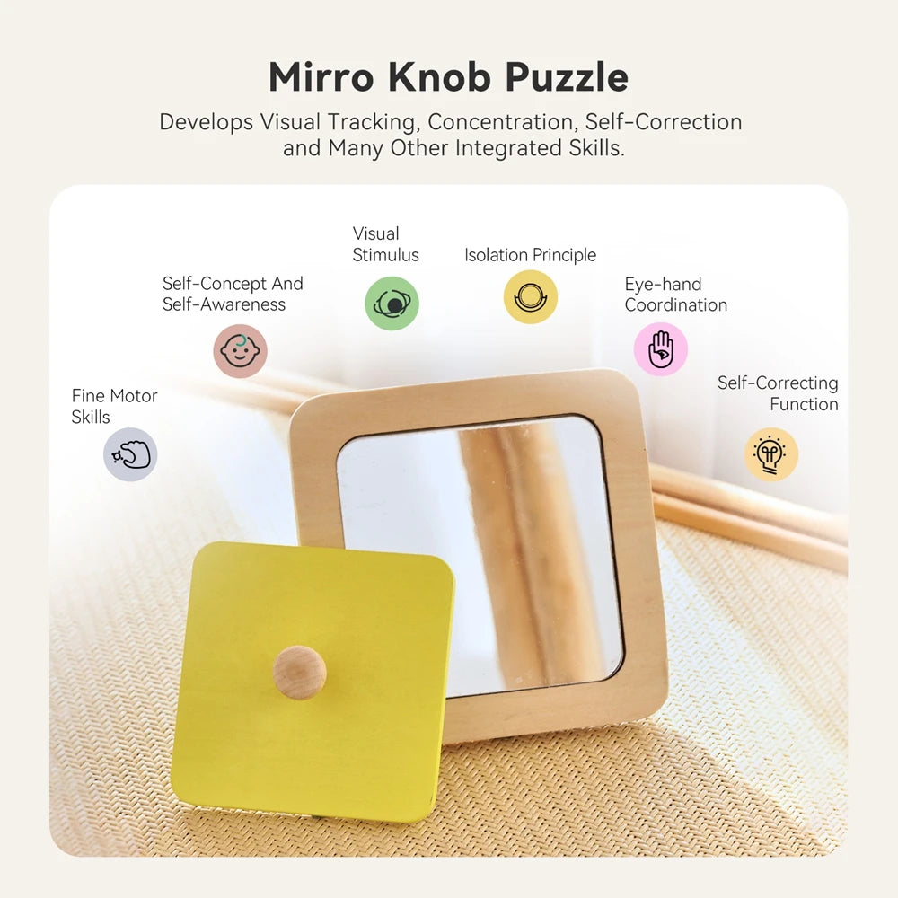 Boîte Sensorielle à Couvercle – Jeu Montessori d’Éveil