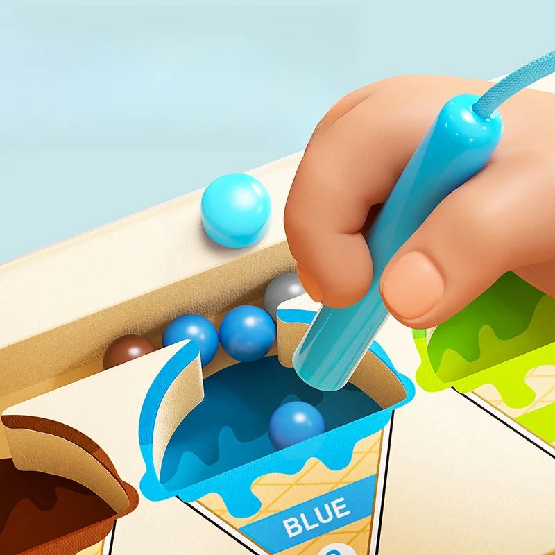 Jeu Magnétique de Tri des Couleurs – Pédagogique et Amusant